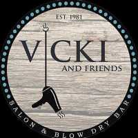 Vicki and Friends Salon & Blow Dry Bar Logo