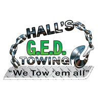 Hall's G.E.D. Towing Inc Logo