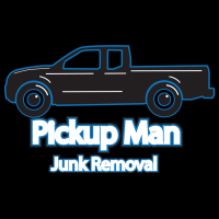 Pickup Man Junk Removal Logo
