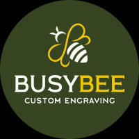 Busy Bee Custom Engraving Logo