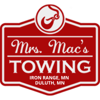 Mrs. Mac's Towing & Transport Logo