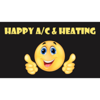 Happy A/C and Heating Logo