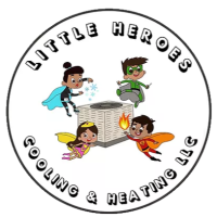 Little Heroes Cooling & Heating Logo