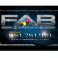 Fab Inks Sign Display & Media Marketing Logo