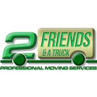 2 Friends and a Truck Moving & Storage Company Logo