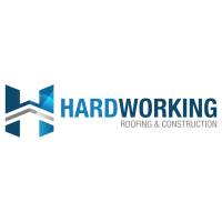 Hardworking Roofing and Construction Logo