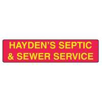 Hayden's Septic & Sewer Service Logo