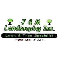 J & M Landscaping Lawn & Tree Specialist Logo