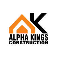 Alpha Kings Construction Logo