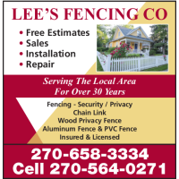 Lee's Fencing Co Logo