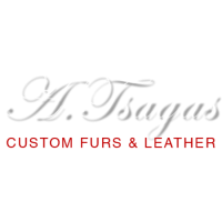 A. Tsagas Furs and Leathers Designs Logo
