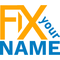 Fix Your Name Logo