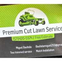 Premium Cut Lawn Service Logo