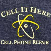 CELL IT HERE LLC. CELL PHONE REPAIR Logo