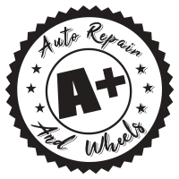 A Plus Auto Repair & Wheels Logo