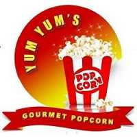 Yum Yum's Gourmet Popcorn Logo