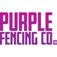 Purple Fencing Company Logo