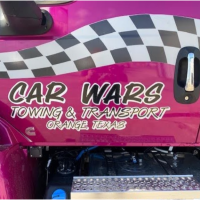 Car Wars Towing & Transport Logo