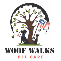 Woof Walks Pet Care Logo