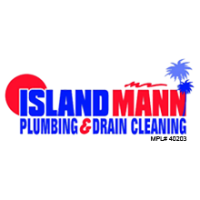 Island Mann Plumbing & Drain Cleaning Logo