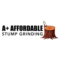 A+ Affordable Stump Grinding Logo