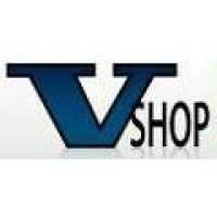 The V Shop Volvo Service & Repair Logo