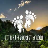 Little Feet Forest School Logo