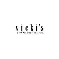 Vicki's Wash & Wear Haircuts Logo