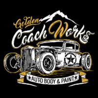 Golden Coach Works Auto Body & Paint + Detailing Logo