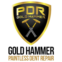 Gold Hammer Paintless Dent Repair-Mobile Service Logo
