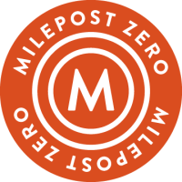 Milepost Zero Logo