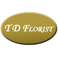 T D Florist Logo
