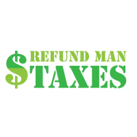 Refund Man Taxes Logo