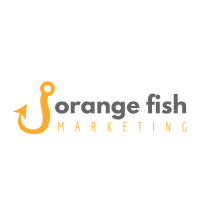 Orange Fish Marketing Logo