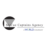 McCue Captains Agency, A World Company Logo
