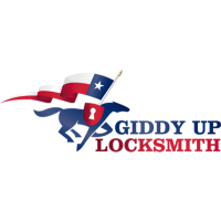 Giddy Up Locksmith Logo