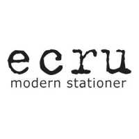 Ecru Modern Stationer Logo