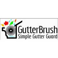GutterBrush Simple Gutter Guard - Leaf Guard Filter Brush Logo