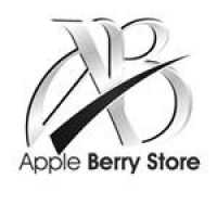 Apple Berry Phone Repair Store / Simple Mobile Retailer Logo