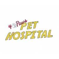 4 paws pet hospital Logo
