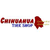Chihuahua Tire Shop Logo