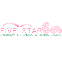 Five Star Eyebrow Threading & Henna Studio Logo