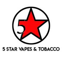 5 Star Vapes & Tobacco Logo