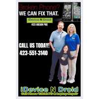 iDevice N Droid Cell Phone & Tablet Repair 10 Years In Business Logo