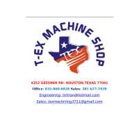 T-Ex Machine Shop Logo