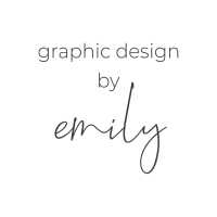 Graphic Design by Emily Logo