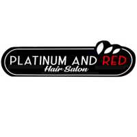 Platinum And Red Hair Salon Logo