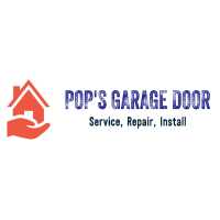 Pop's Garage Door Logo