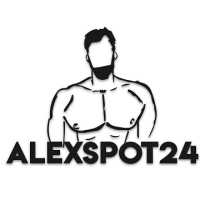 ALEXSPOT24 MASSAGE BODY GROOMING MANSCAPING WAXING MEN SPA Logo