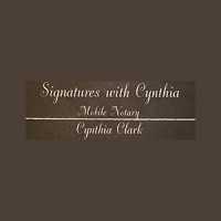 Signatures with Cynthia Mobile Notary Logo